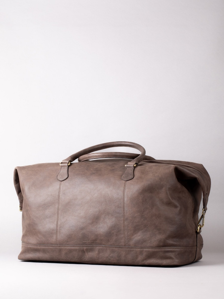 Lakeland Leather Brown Large Hutton Holdall - Image 1 of 7