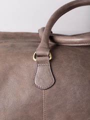 Lakeland Leather Brown Large Hutton Holdall - Image 5 of 7