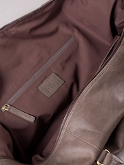 Lakeland Leather Brown Large Hutton Holdall - Image 7 of 7