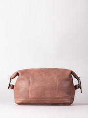 Lakeland Leather Brown Hutton Wash Bag - Image 2 of 5