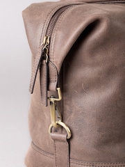 Lakeland Leather Brown Medium Hutton Holdall - Image 5 of 7