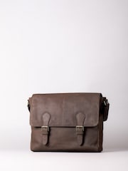 Lakeland Leather Brown Hutton Messenger Bag - Image 1 of 8
