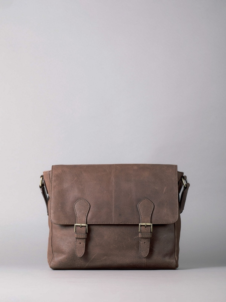 Lakeland Leather Brown Hutton Messenger Bag - Image 2 of 8