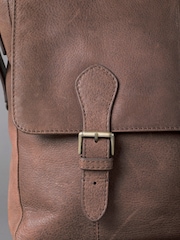 Lakeland Leather Brown Hutton Messenger Bag - Image 4 of 8