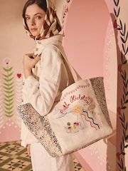 Cath Kidston Animal Print 100% Cotton Beach Bag - Image 1 of 7