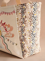 Cath Kidston Animal Print 100% Cotton Beach Bag - Image 3 of 7