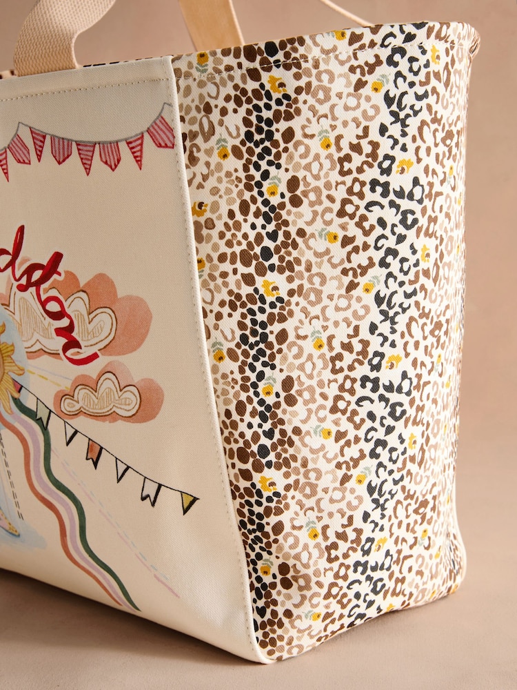Cath Kidston Animal Print 100% Cotton Beach Bag - Image 7 of 7