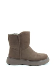 Heavenly Feet Faux Fur Lined Karla Ankle Boots - Image 1 of 6