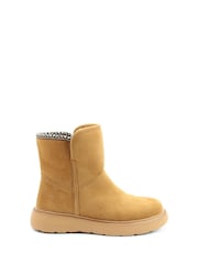 Heavenly Feet Faux Fur Lined Karla Ankle Boots - Image 1 of 6