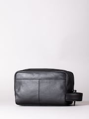 Lakeland Leather Black Shoregill Wash Bag - Image 1 of 5
