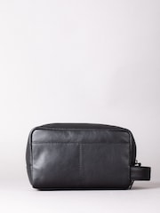 Lakeland Leather Black Shoregill Wash Bag - Image 2 of 5