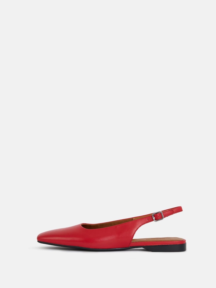 Vagabond Shoemakers Red Delia Slingback Shoes - Image 1 of 3