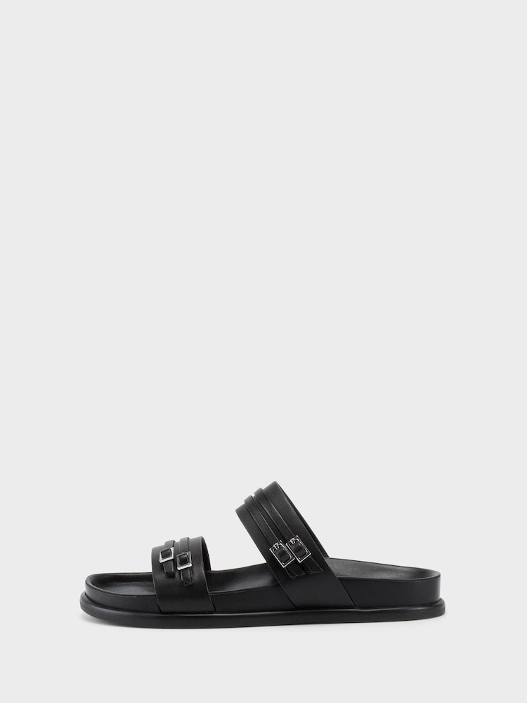 Vagabond Shoemakers Effie Slide Black Sandals - Image 1 of 5