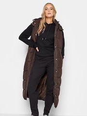 Long Tall Sally Brown Midaxi Gilet - Image 2 of 4