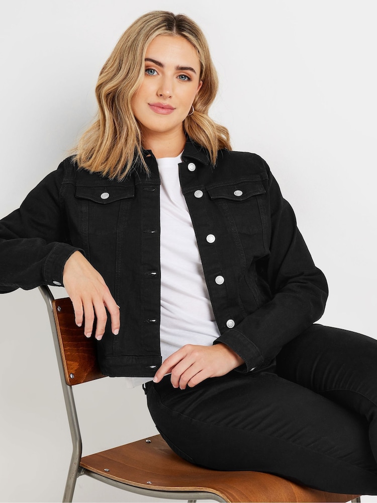 M&Co Black Denim Jacket - Image 1 of 5