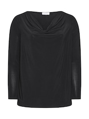 Yours Curve London Wasserfall-Top mit Diamante-Besatz - Bild 5 von 5