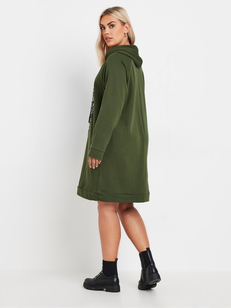 slim fit dress slacks HOODIE DRESS WITH BELT – Siestudioegypt main image 1