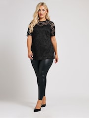 Yours Curve London Lace Sweetheart Top - Image 2 of 5