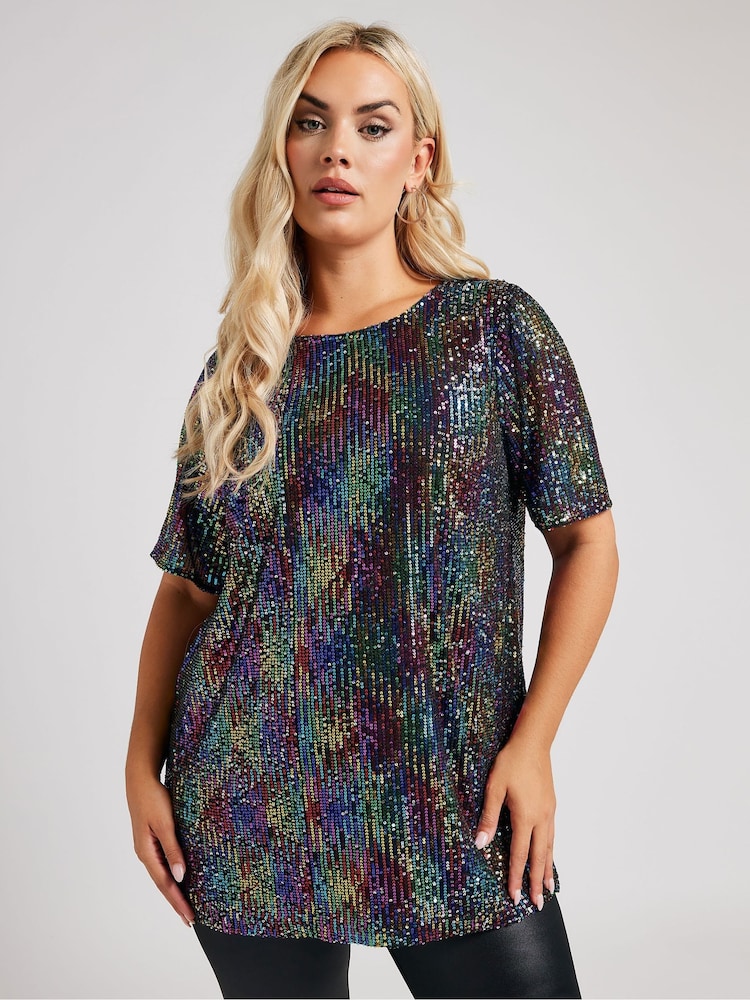 Yours Curve London Swing-Top mit Pailletten - Bild 2 von 6 Yours Curve London Swing-Top mit Pailletten - Bild 2 von 6