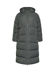 Yours Curve Grey 2-In-1 Padded Coat - Image 5 of 5