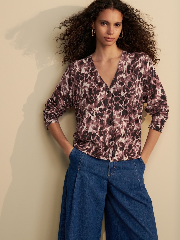 Animal Soft Touch Button Up Knitted Cardigan - Image 2 of 7