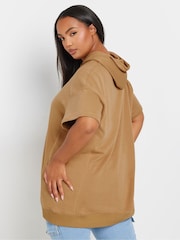 Yours Curve Natural 100% Cotton Oversized Hoodie - Image 3 of 5