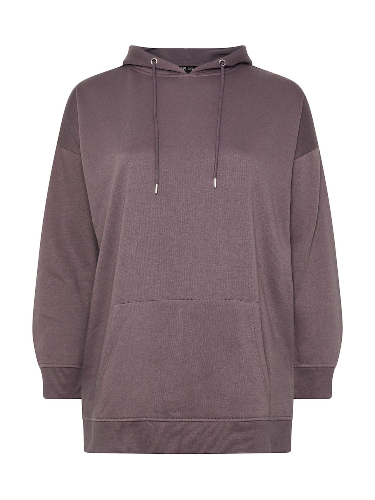 Yours Curve Purple Overhead Hoodie - Image 5 of 5