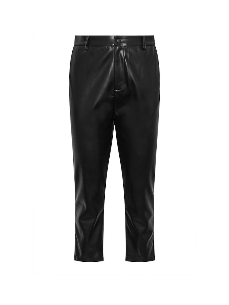 Yours Curve Black Straight Leg Trousers - Image 5 of 5