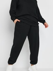 Yours Curve Black Joggers - Image 1 of 5