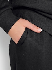 Yours Curve Black Joggers - Image 3 of 5