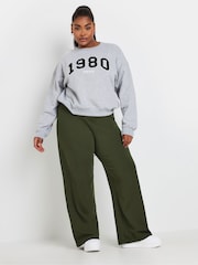 Yours Curve Green Yoga Joggers - Image 5 of 6