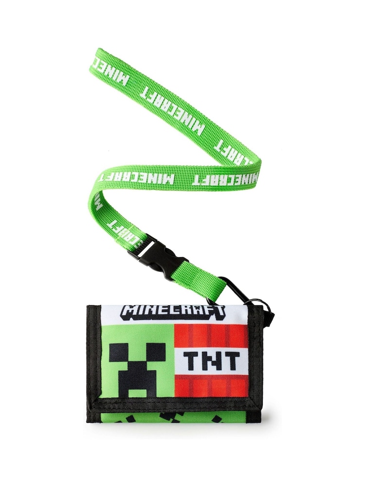 Vanilla Underground Green Boys Minecraft Strap Wallet - Image 1 of 6