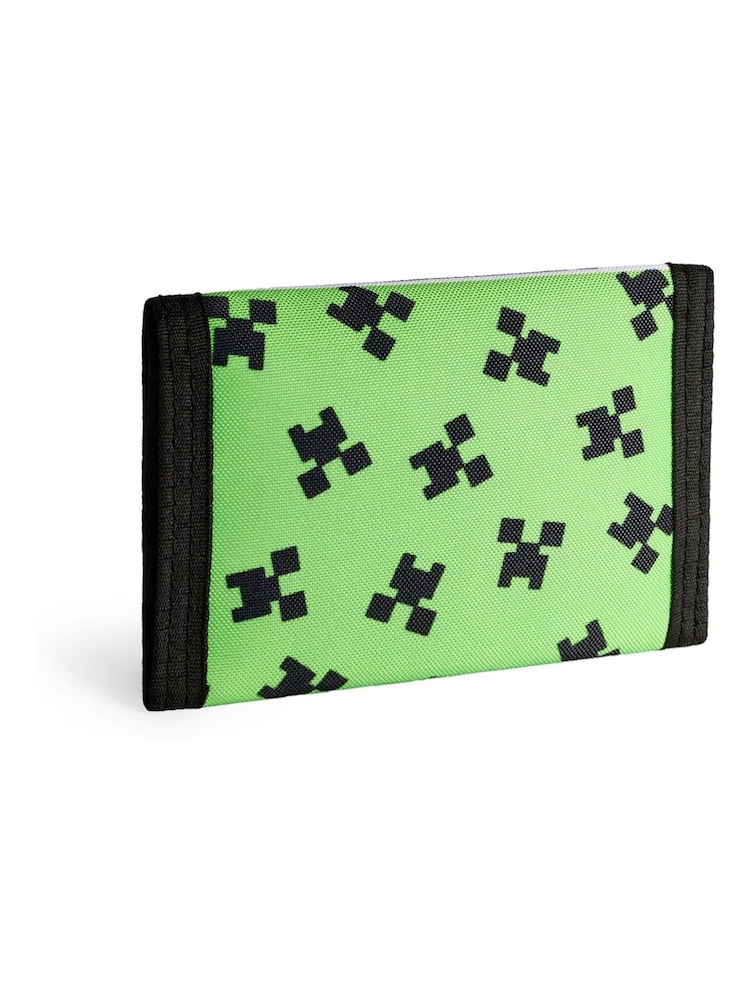 Vanilla Underground Green Boys Minecraft Strap Wallet - Image 2 of 6 Vanilla Underground Green Boys Minecraft Strap Wallet - Image 2 of 6