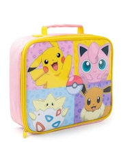 Vanilla Underground Pink Girls Pokemon Lunch Bag Bottle and 3 Snack Pots Set - Image 2 of 7