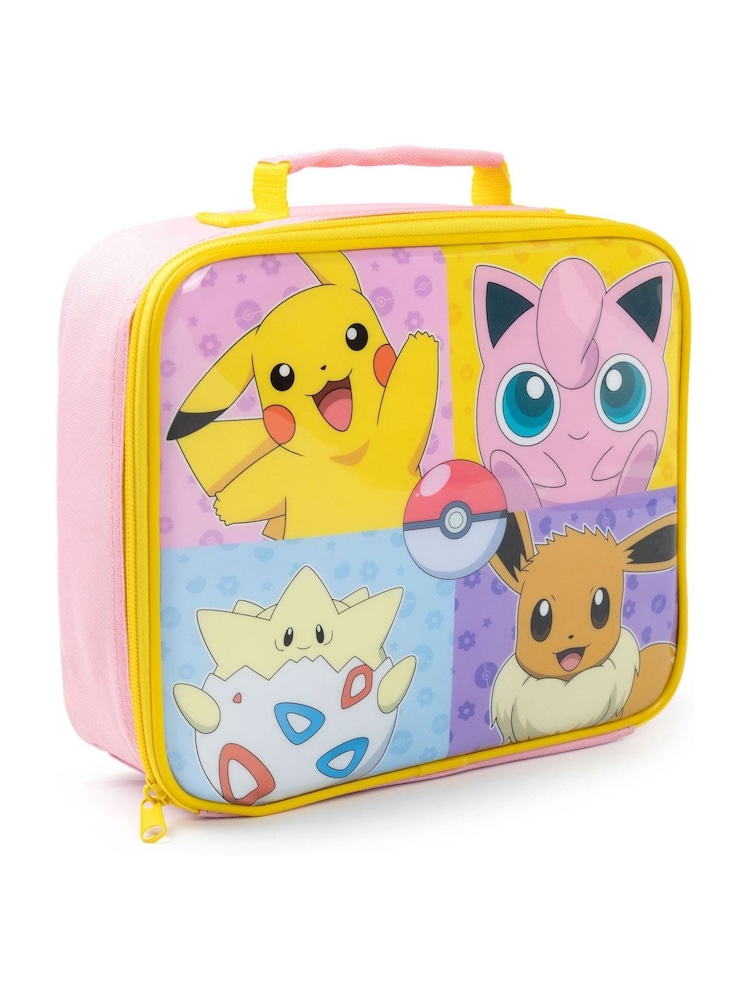 Vanilla Underground Pink Girls Pokemon Lunch Bag Bottle and 3 Snack Pots Set - Image 2 of 7