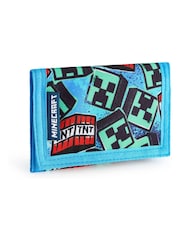 Vanilla Underground Blue Boys Minecraft Strap Wallet - Image 3 of 5