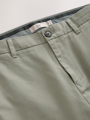 Sage Green Slim Fit Stretch Chinos Trousers - Image 2 of 4