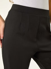 Roman Black Petite Straight Leg Ponte Stretch Trousers - Image 5 of 5