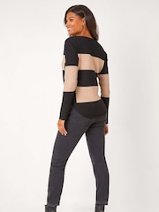 Roman Natural Cotton Blend Stripe Knit Jumper - Image 3 of 5