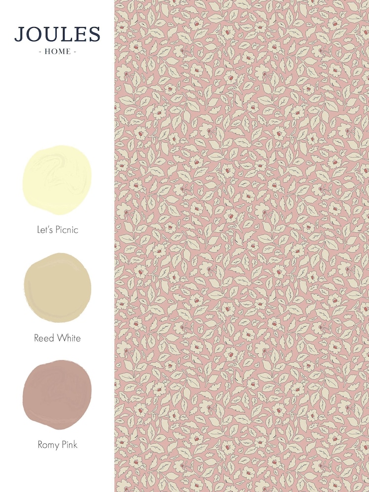 Papel pintado de 10 m con diseño floral de Joules - Imagen 4 de 4