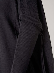 Roman Black High Neck Longline Knit Jumper - Image 5 of 5