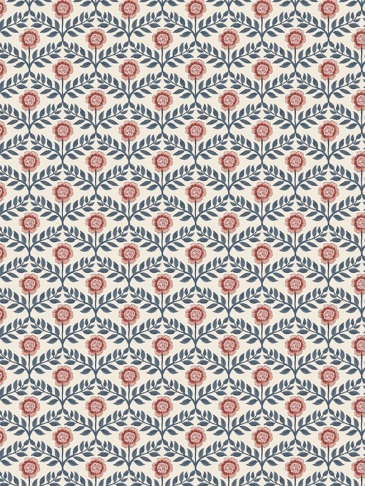 Joules Stately Floral Print 10M Wallpaper - Image 2 of 4