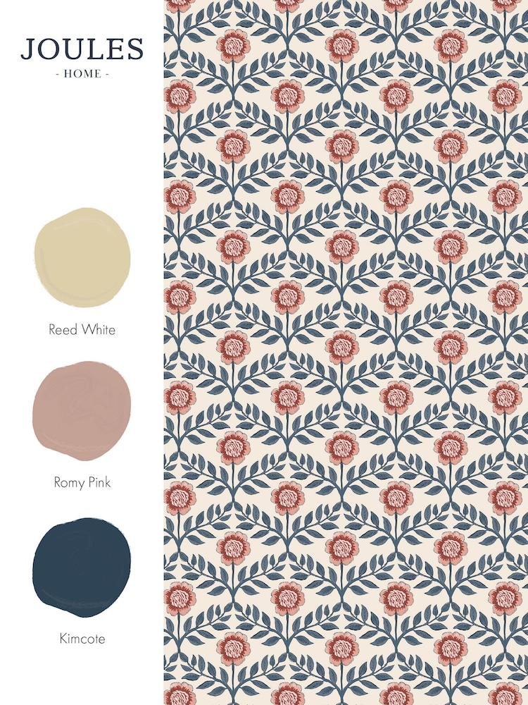 Joules Stately Floral Print 10M Wallpaper - Image 4 of 4
