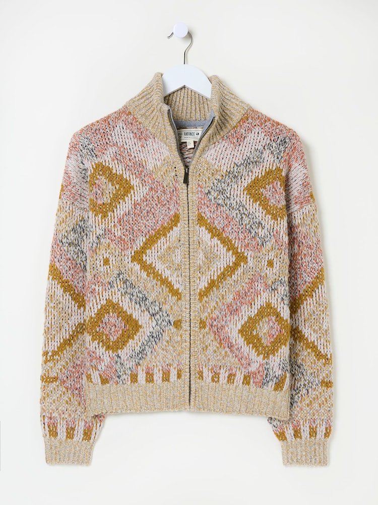 FatFace Erin Knitted Zip Through Cardigan - Imagen 10 de 10