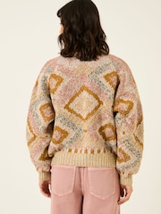 FatFace Erin Knitted Zip Through Cardigan - Imagen 3 de 10