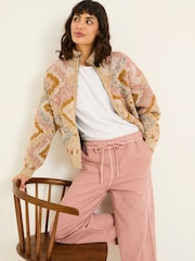 FatFace Erin Knitted Zip Through Cardigan - Imagen 4 de 10
