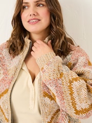 FatFace Erin Knitted Zip Through Cardigan - Imagen 9 de 10