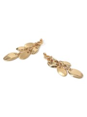 Aela Rose Gold Tone Multi Oval Link Drop Earrings - Image 3 of 3