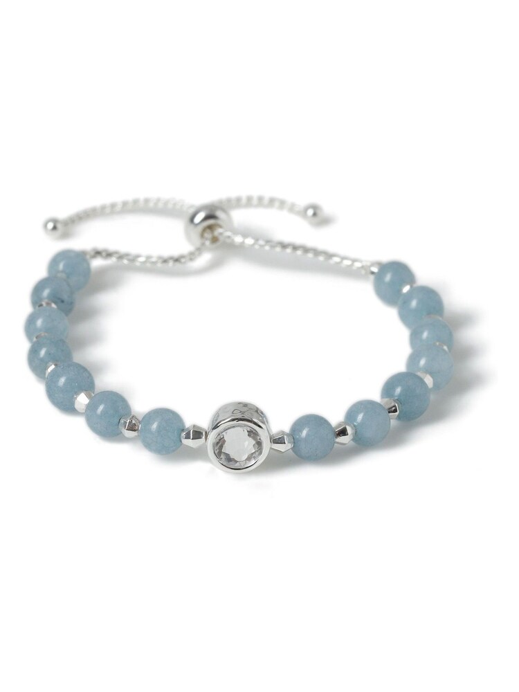 Aela Blue Lace Agate Bracelet - Image 1 of 2 Aela Blue Lace Agate Bracelet - Image 1 of 2