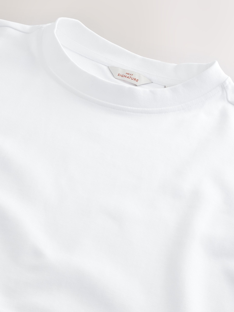 Belo - Premium Supima Cotton Heavyweight Signature Okrugli izrez Majica kratkih rukava - Image 3 of 3
